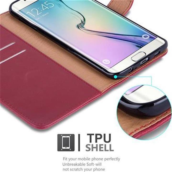Image du produit Cadorabo Book Couverture de luxe (Samsung Galaxy S6 Edge)