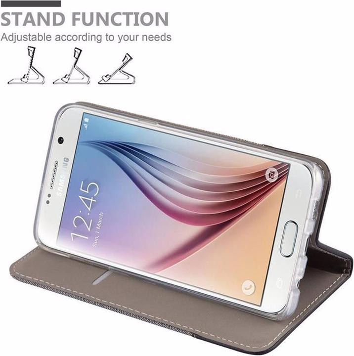 Image du produit Cadorabo Couverture look jeans Book (Samsung Galaxy S6 Edge+)