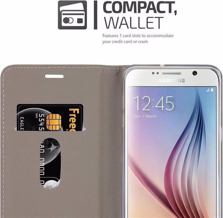 Image du produit Cadorabo Couverture look jeans Book (Samsung Galaxy S6 Edge+)