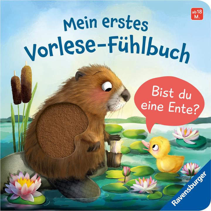Actual product image Ravensburger My first read-aloud feel book: Are you a duck? (German)