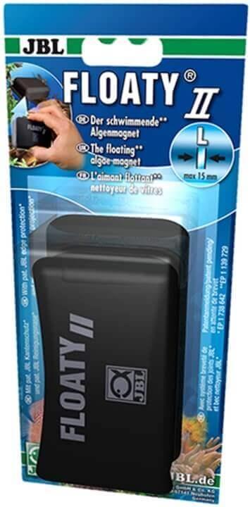 Produktbild JBL Aquaristik und Terraristik Floaty II L für Glasstärke 15mm (Aquarium Reinigung, Schwamm)