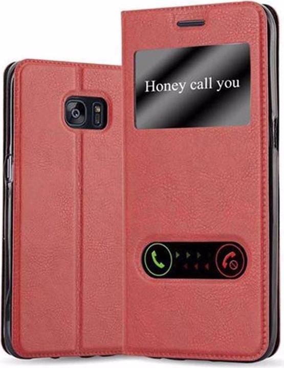 Produktbild Cadorabo Book mit View Doppelfenster Cover (Samsung Galaxy S7 Edge)