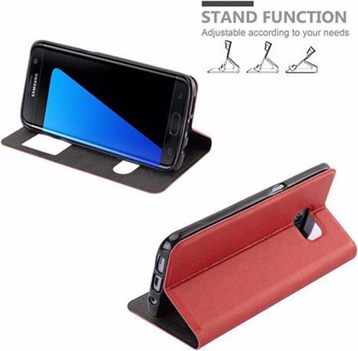 Produktbild Cadorabo Book mit View Doppelfenster Cover (Samsung Galaxy S7 Edge)