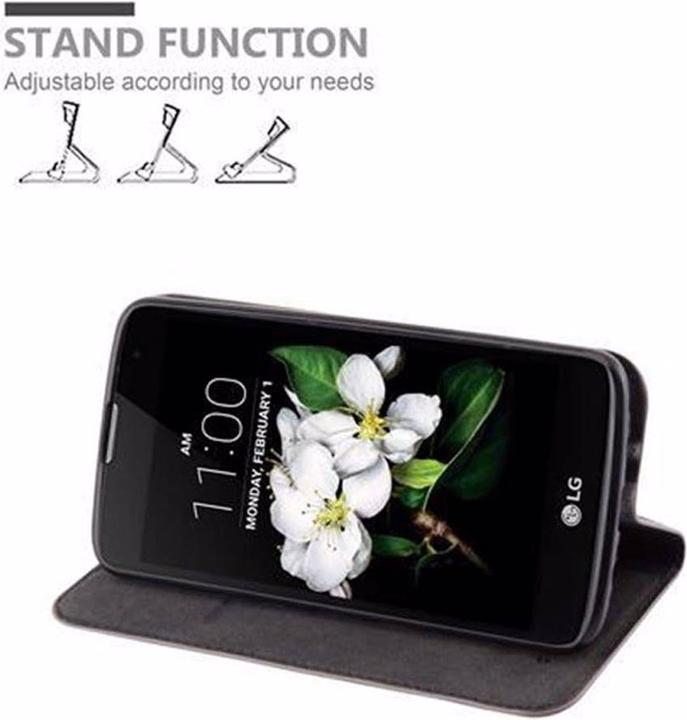 Produktbild Cadorabo Book Invisible Magnet Cover (LG K7)