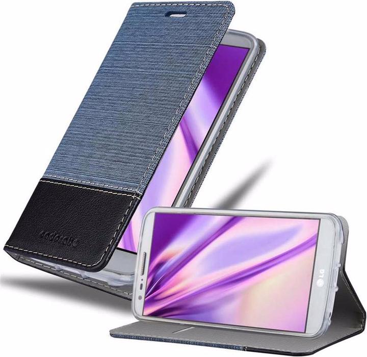 Produktbild Cadorabo Book Jeans Optik Cover (LG G2 Mini)