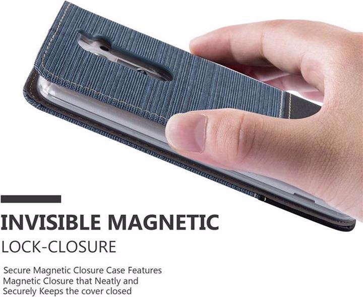 Produktbild Cadorabo Book Jeans Optik Cover (LG G2 Mini)
