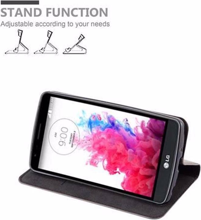 Image du produit Cadorabo Book Couverture magnétique invisible (LG G3 Stylus)