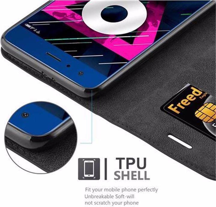 Actual product image Cadorabo Book Invisible Magnet Cover (Honor 9)