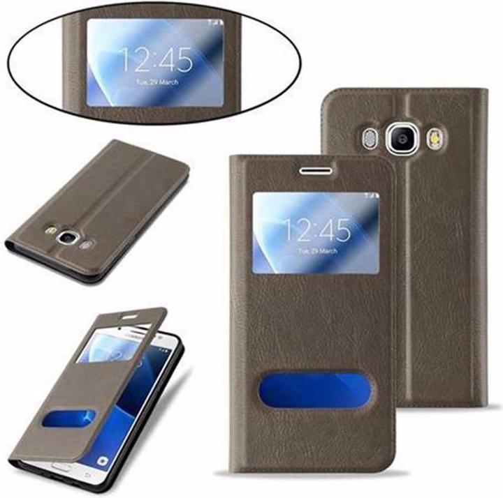Produktbild Cadorabo Book mit View Doppelfenster Cover (Samsung Galaxy J7 2016)