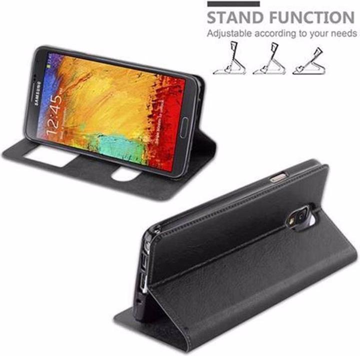 Produktbild Cadorabo Book mit View Doppelfenster Cover (Samsung Galaxy Note 3)