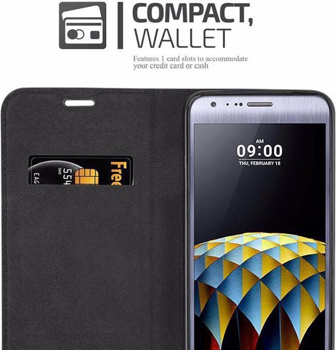 Produktbild Cadorabo Book Invisible Magnet Cover (LG X Cam)