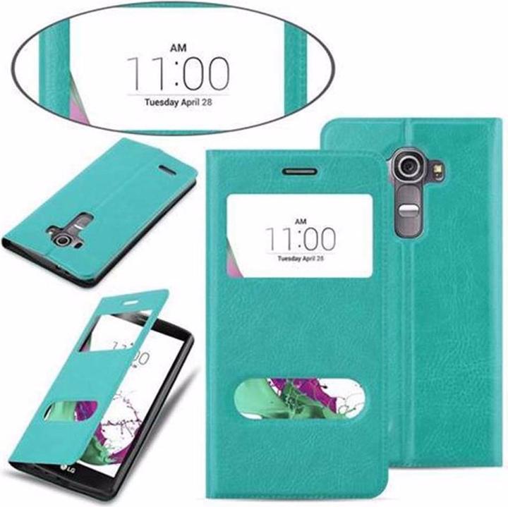 Produktbild Cadorabo Book mit View Doppelfenster Cover (Motorola Moto G4 Plus, Motorola Moto G4)