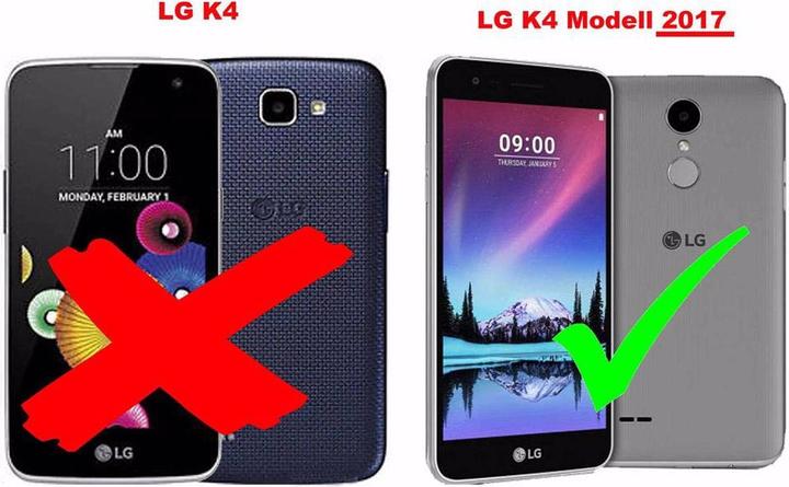 Produktbild Cadorabo Book Invisible Magnet Cover (LG K4)