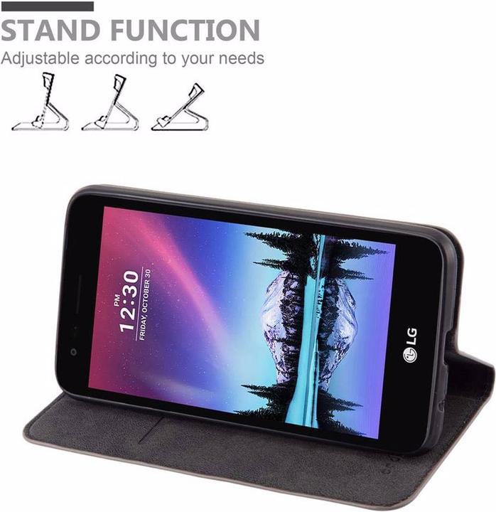 Produktbild Cadorabo Book Invisible Magnet Cover (LG K4)