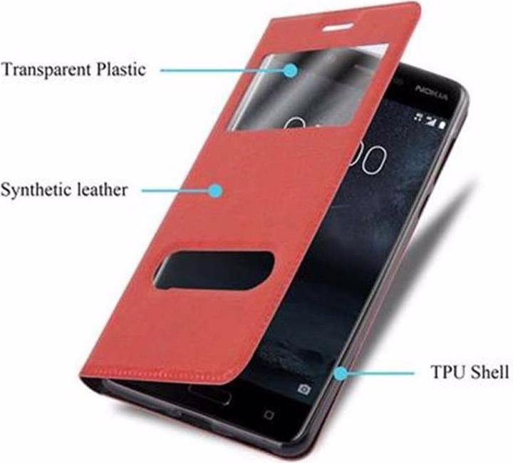 Produktbild Cadorabo Book mit View Doppelfenster Cover (OnePlus 5)