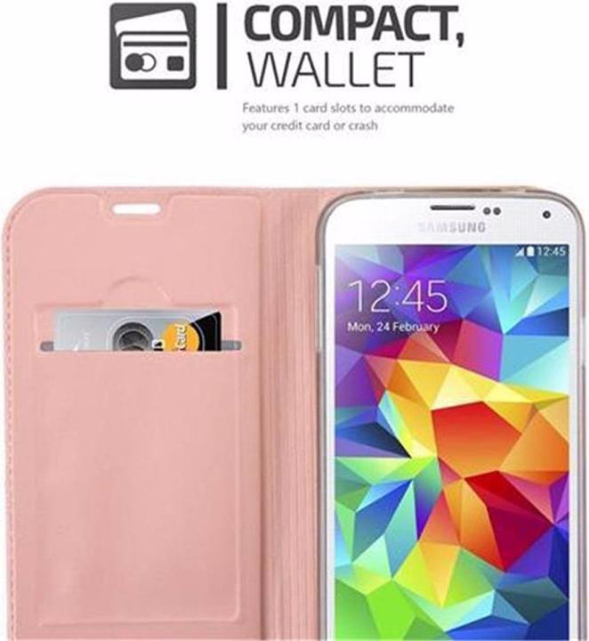 Image du produit Cadorabo Book Classy Style Cover (Samsung Galaxy S5, Samsung Galaxy S5 Neo)
