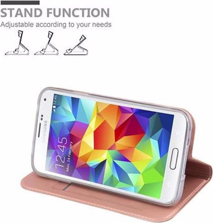 Image du produit Cadorabo Book Classy Style Cover (Samsung Galaxy S5, Samsung Galaxy S5 Neo)