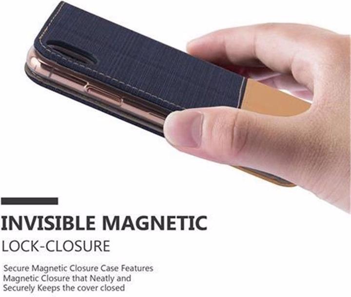 Produktbild Cadorabo Book Jeans Optik Cover (Apple iPhone X)