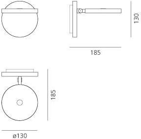 Produktbild Artemide Demetra Faretto Parete (780 lm)