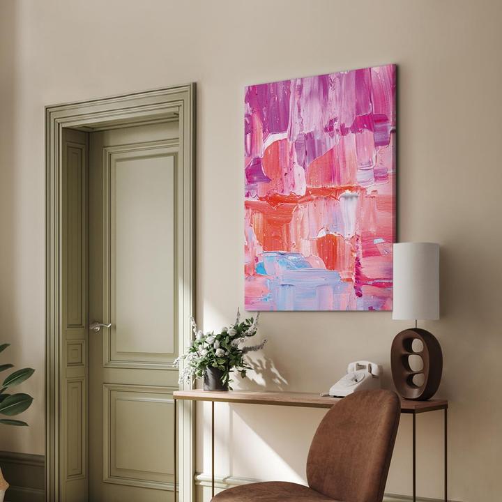Image du produit Artgeist Colorful Contrasts - Energetic Color Transitions in Shades of Pink (80 x 120 cm)