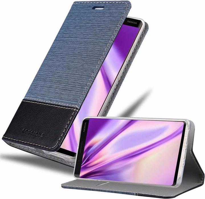 Actual product image Cadorabo Book Jeans Optics Cover (Nokia 8 Sirocco)