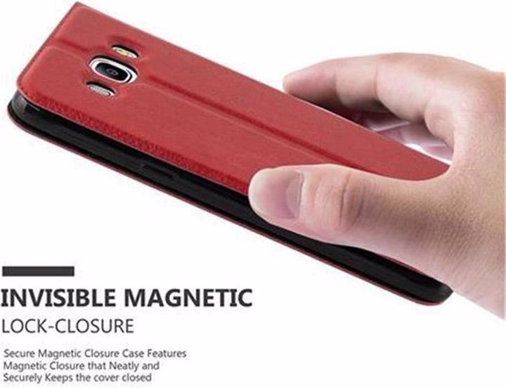 Actual product image Cadorabo Book with View double window cover (Samsung Galaxy J7 2016)