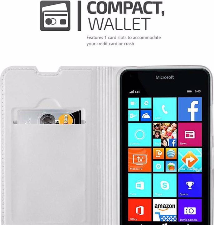 Actual product image Cadorabo Book Classy Style Cover (Microsoft Lumia 640)