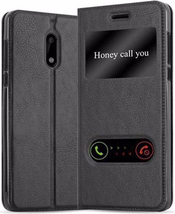 Actual product image Cadorabo Book with View double window cover (Nokia 6)