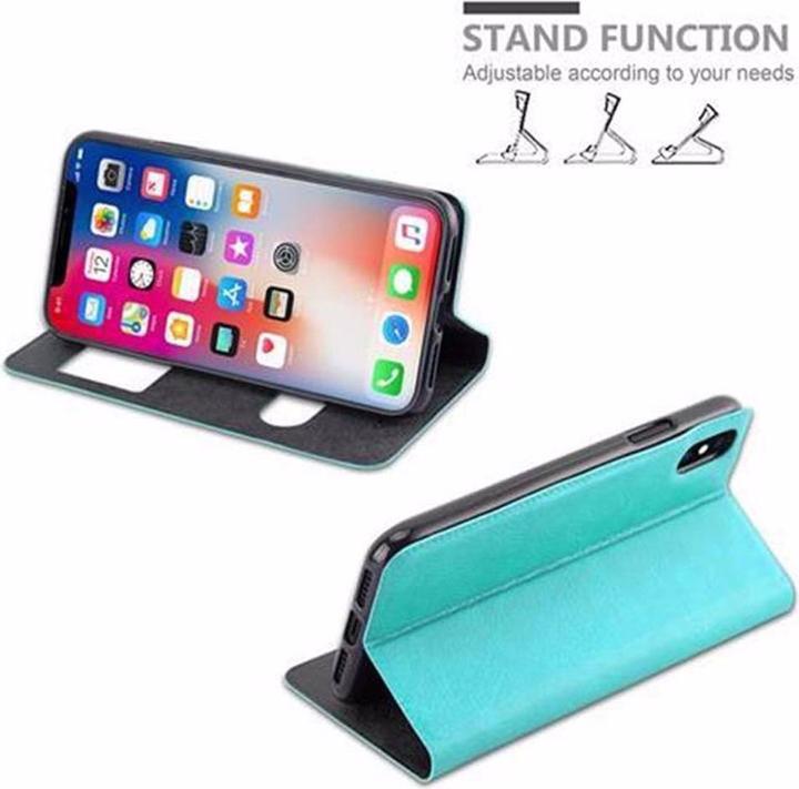 Produktbild Cadorabo Book mit View Doppelfenster Cover (Apple iPhone X)