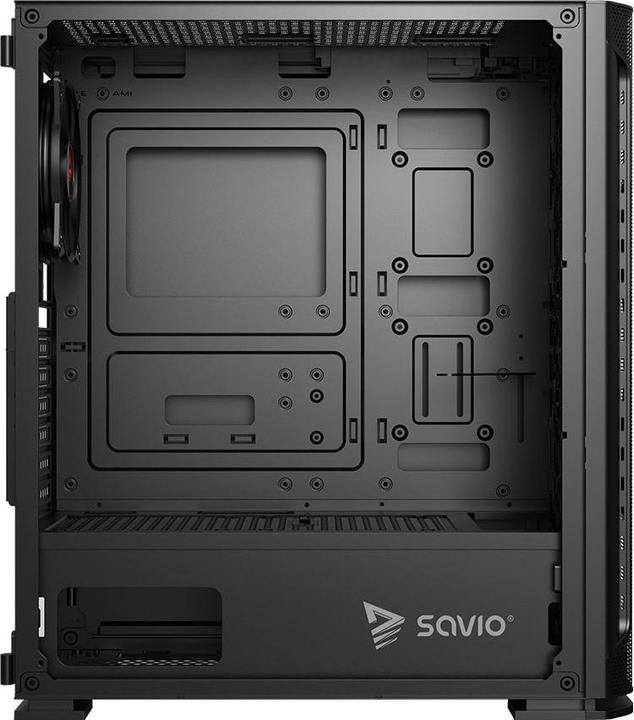 Image du produit Savio SHADOW X2 computer case Midi Tower Noir (ITX, ATX, mATX)
