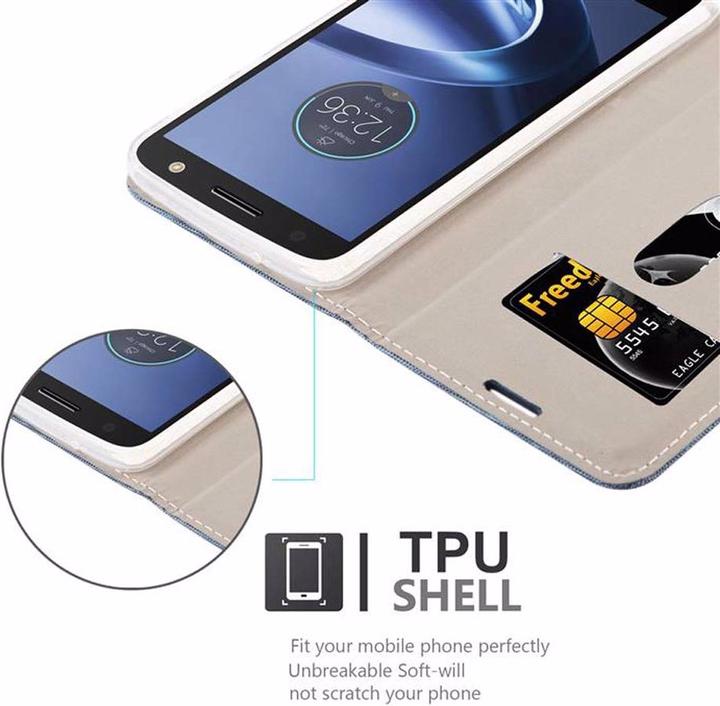 Immagine prodotto Cadorabo Copertina del libro Jeans Optics (Motorola Moto Z Force)