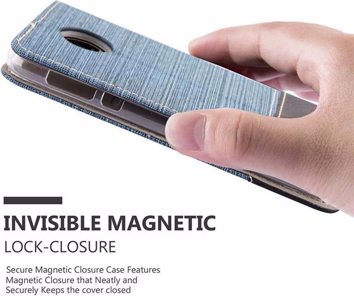 Immagine prodotto Cadorabo Copertina del libro Jeans Optics (Motorola Moto Z Force)