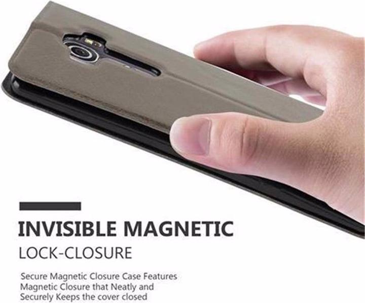 Actual product image Cadorabo Book with View double window cover (LG G4, Motorola Moto G4 Plus)