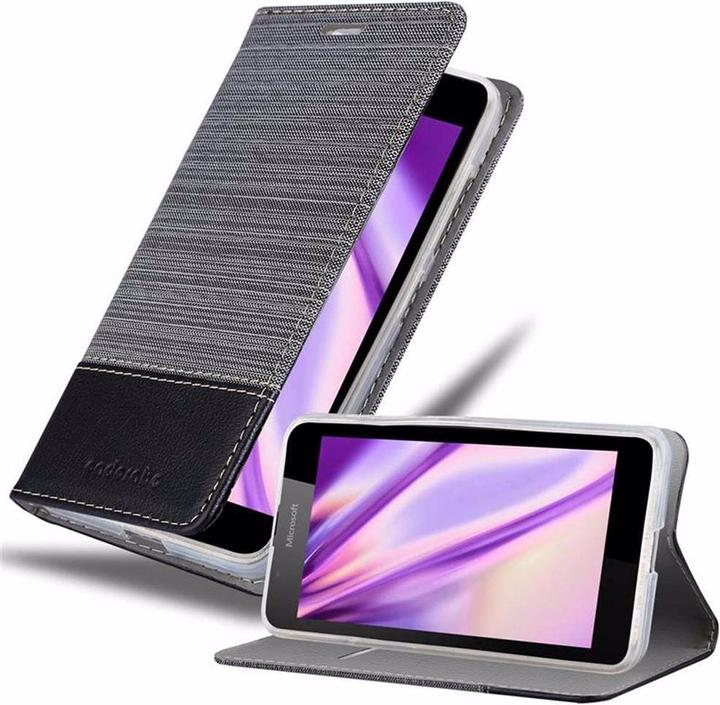 Produktbild Cadorabo Book Jeans Optik Cover (Microsoft Lumia 540)