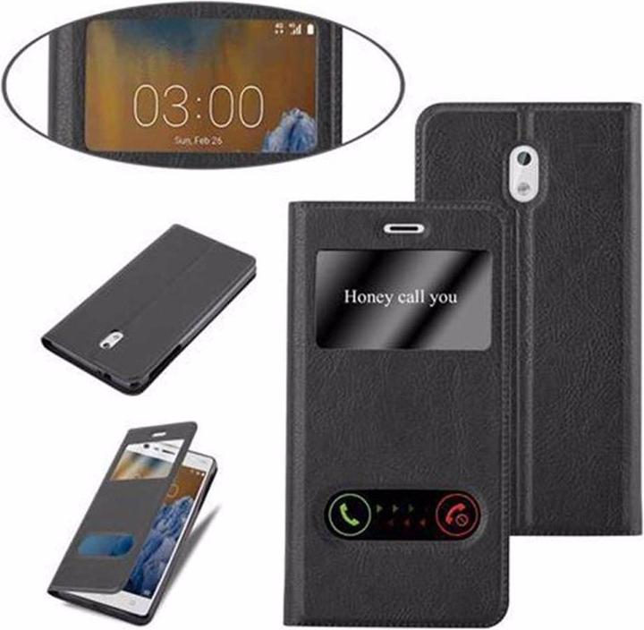 Produktbild Cadorabo Book mit View Doppelfenster Cover (OnePlus 3)