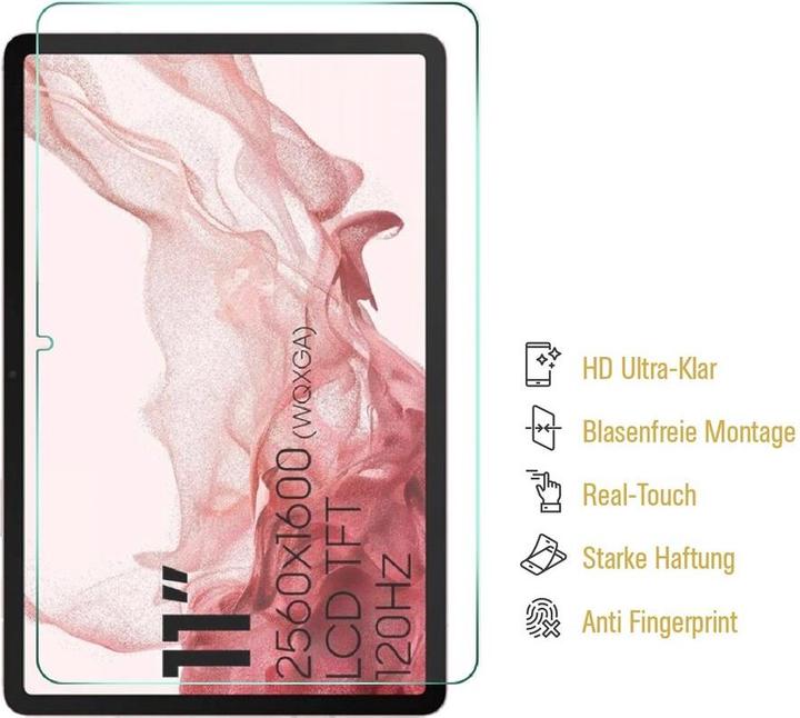 Produktbild Protectorking 2x Premium Displayschutzfolie 3D KLAR (2 Stück, Galaxy Tab S8)