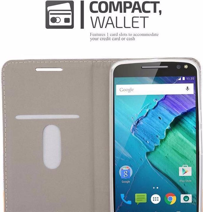 Immagine prodotto Cadorabo Copertina del libro Jeans Optics (Motorola Moto X Style)