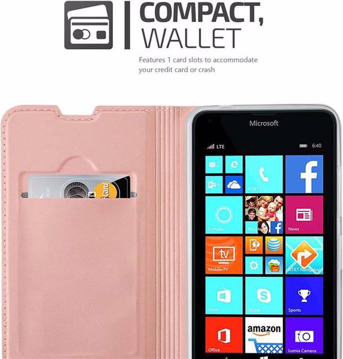 Immagine prodotto Cadorabo Copertina in stile libro di classe (Microsoft Lumia 640)