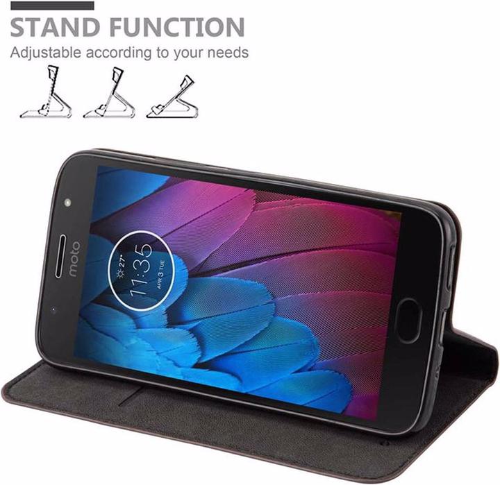 Immagine prodotto Cadorabo Copertina magnetica invisibile del libro (Motorola Moto G5S)