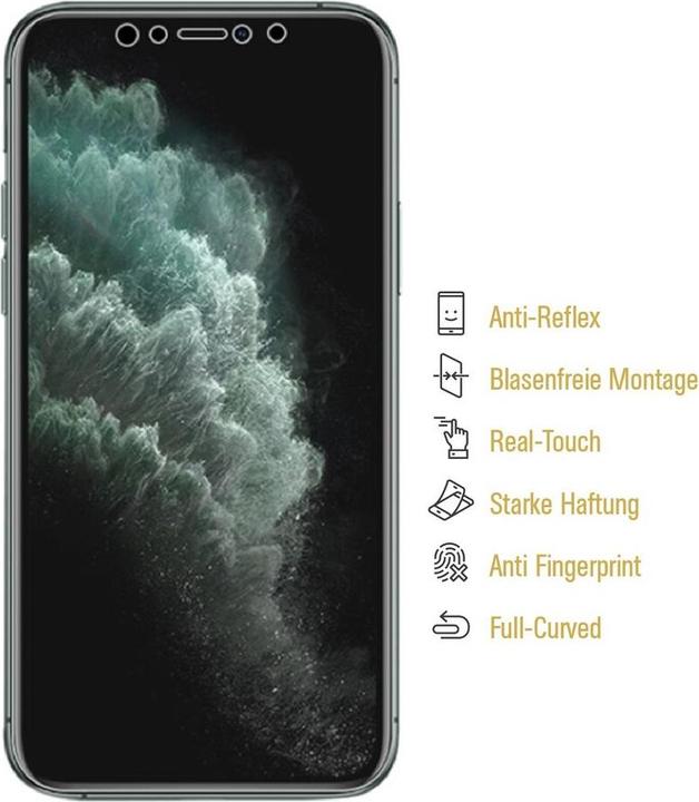 Actual product image Protectorking 2x premium matt anti-reflective screen protector (1 Piece, Apple iPhone XR)