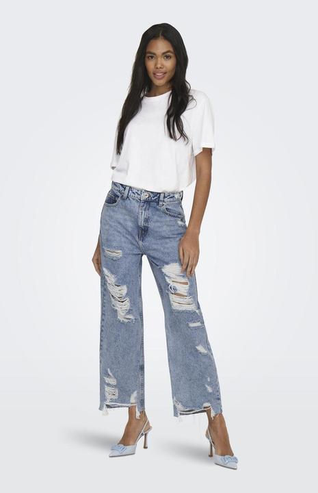 Actual product image Only ONLDad High Waist Destroyed Flared Jeans (26)
