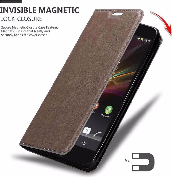 Produktbild Cadorabo Book Invisible Magnet Cover (Sony Xperia Z)