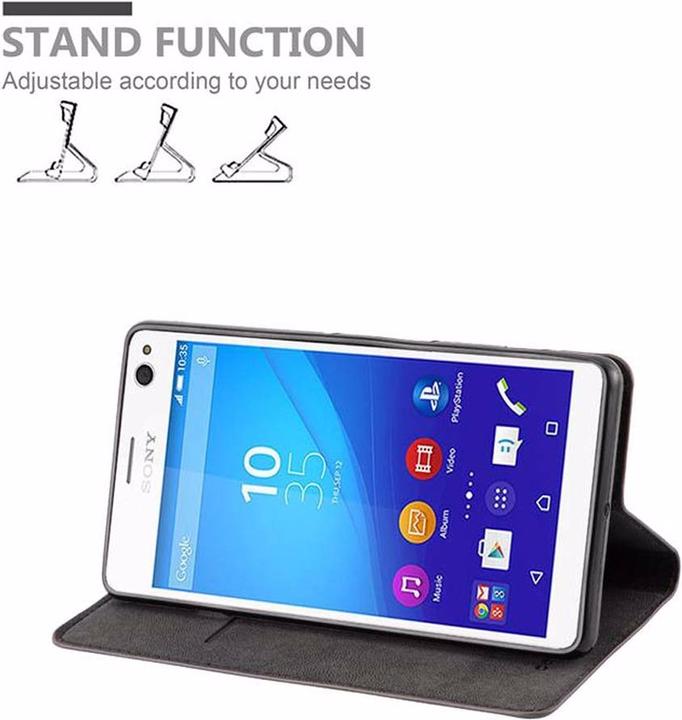 Immagine prodotto Cadorabo Copertina magnetica invisibile del libro (Sony Xperia C4)