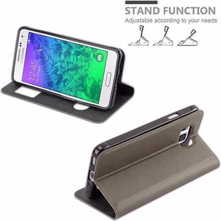 Produktbild Cadorabo Book mit View Doppelfenster Cover (Samsung Galaxy Alpha)