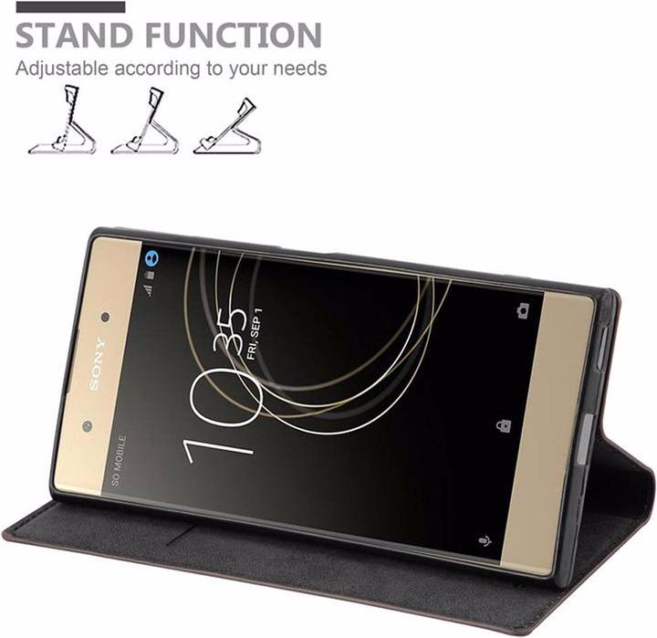 Actual product image Cadorabo Book Invisible Magnet Cover (Sony Xperia XA1 Plus)