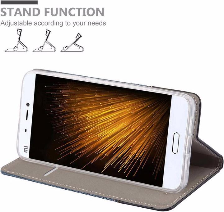 Actual product image Cadorabo Book Jeans Optics Cover (Mi 5s)
