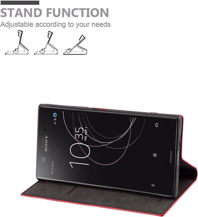 Produktbild Cadorabo Book Invisible Magnet Cover (Sony Xperia XZ1)