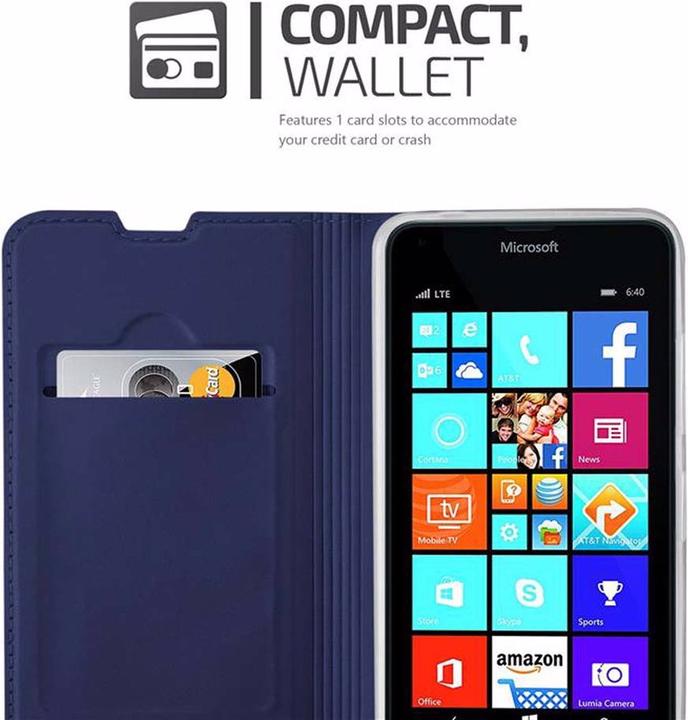 Image du produit Cadorabo Book Classy Style Cover (Microsoft Lumia 640)