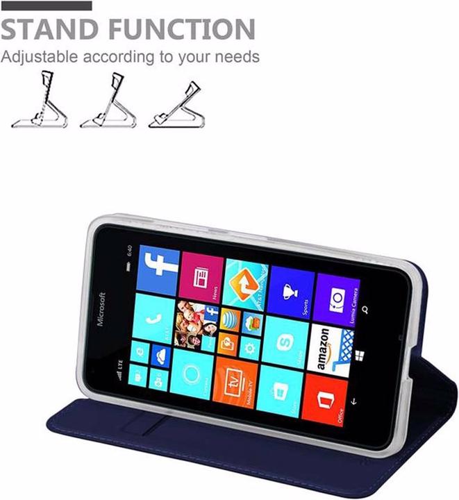 Image du produit Cadorabo Book Classy Style Cover (Microsoft Lumia 640)