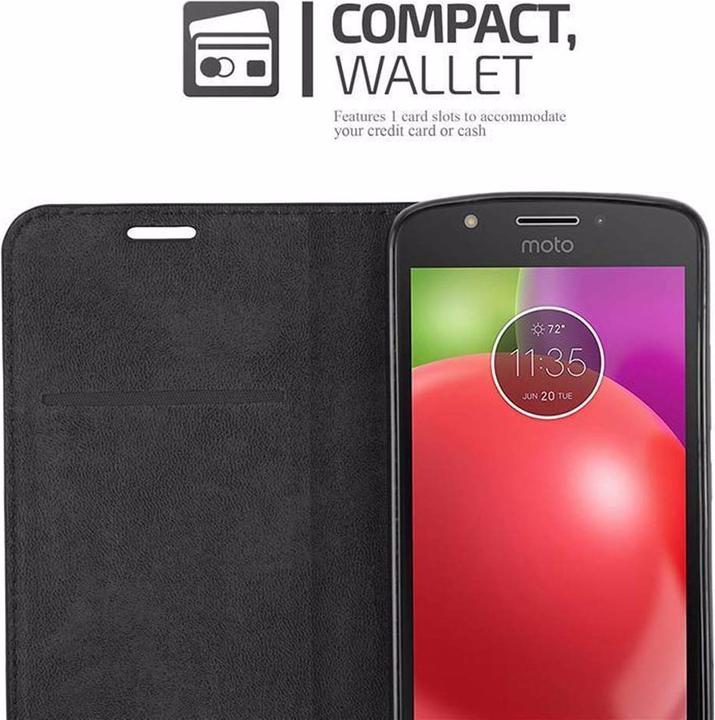 Immagine prodotto Cadorabo Copertina magnetica invisibile del libro (Motorola Moto E4)
